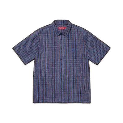 Supreme Mini Plaid S/S Shirt "Blue"