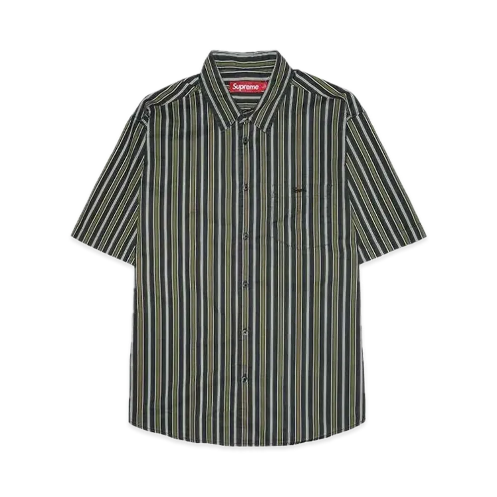 Supreme Loose Fit Multi Stripe S/S Shirt "Black"