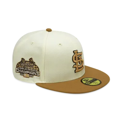 NEW ERA x THE CAP 59Fifty Soft Tropics St. Louis Cardinals "Chrome White/Wheat"