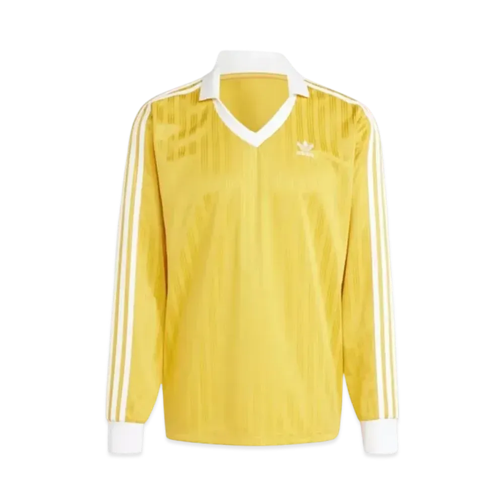 adidas Adicolor Pique Soccer Long Sleeve T-Shirt "Preloved Yellow"