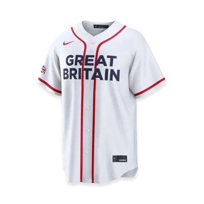Nike 2026WBC World Baseball Classic Great Britain Baseball Home Stadium Jersey "White"