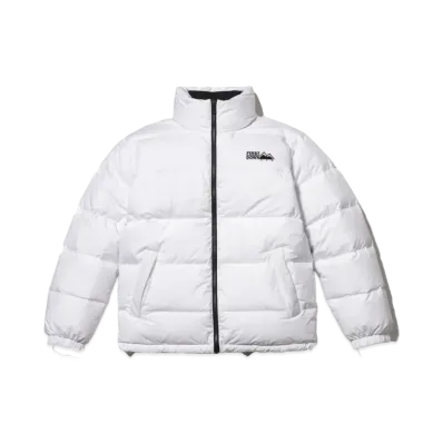 FIRST DOWN REVERSIBLE DOWN JACKET "White/Black"