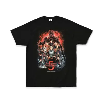weber x Stranger Things T Shirt with Special Box (Season 5) "Black"