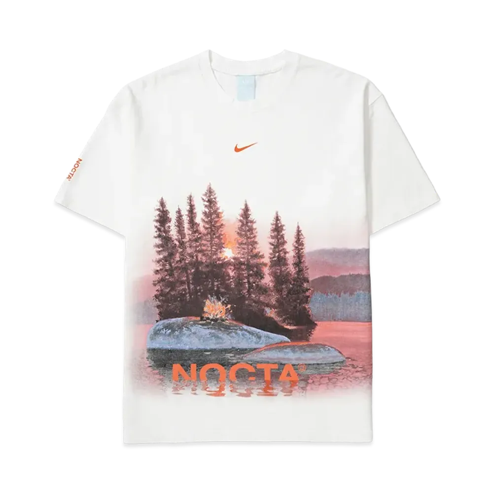 Nike x Drake NOCTA Men's Opal Reels T-Shirt (US Size) "White" FV7865-100