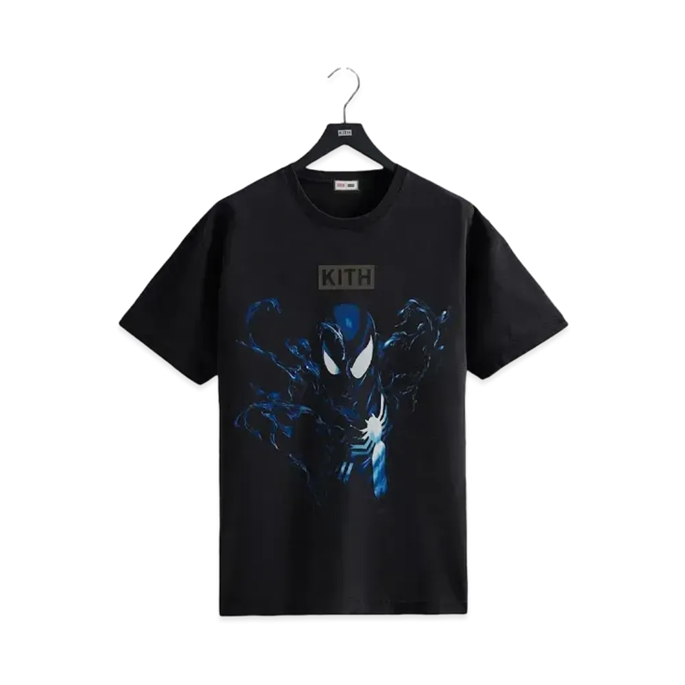 Marvel x Kith Spider-Man Black Suit Vintage Tee "Black"