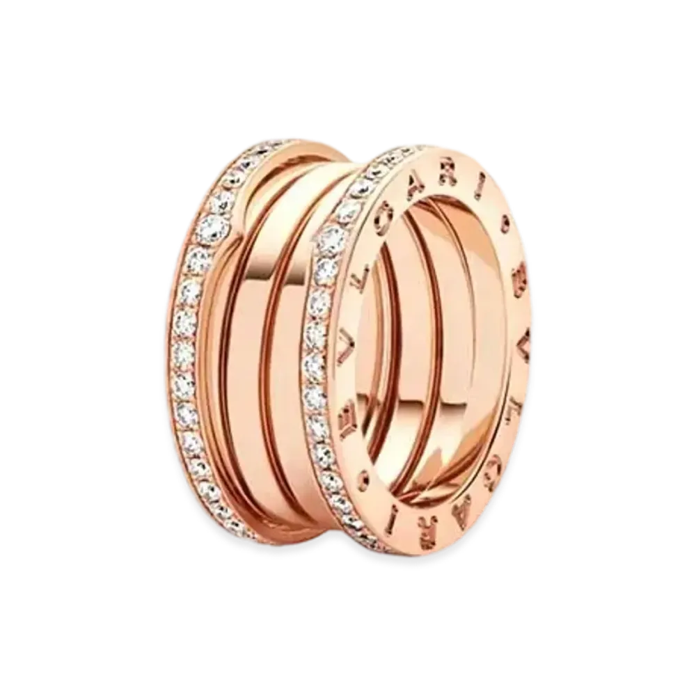 BVLGARI B.Zero1 Ring Diamond "Pink Gold"