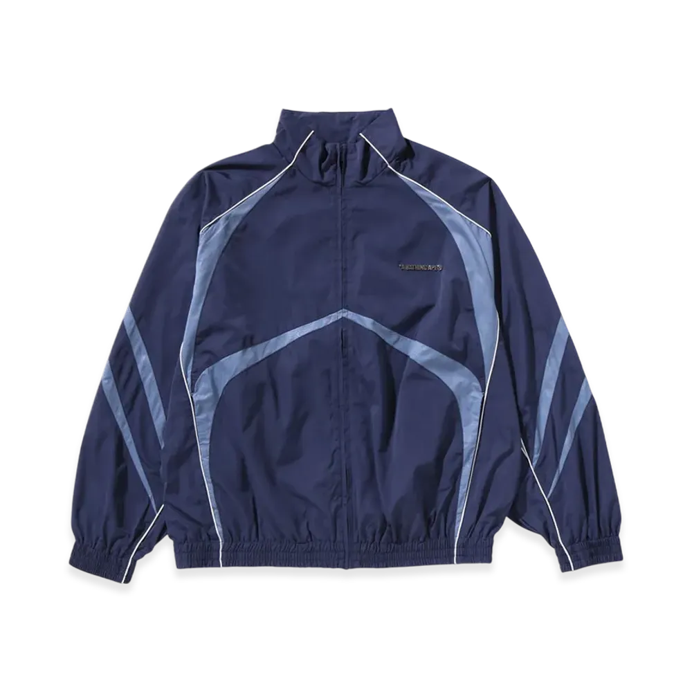 A BATHING APE Line Camo Metal Logo Track Jacket "Navy"