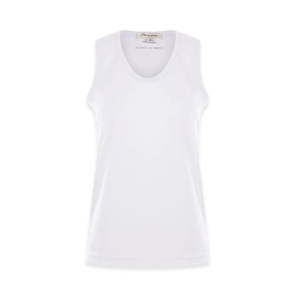 COMME des GARCONS Women's Tank Top "White"