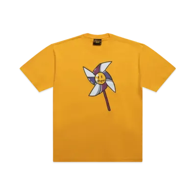 drew house pinwheel ss tee "Golden Yellow"