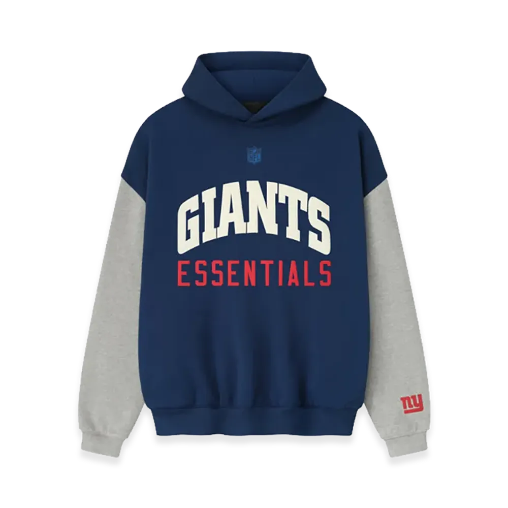 FEAR OF GOD ESSENTIALS Giants Sport Hoodie "Blue Estate Concrete Heather"