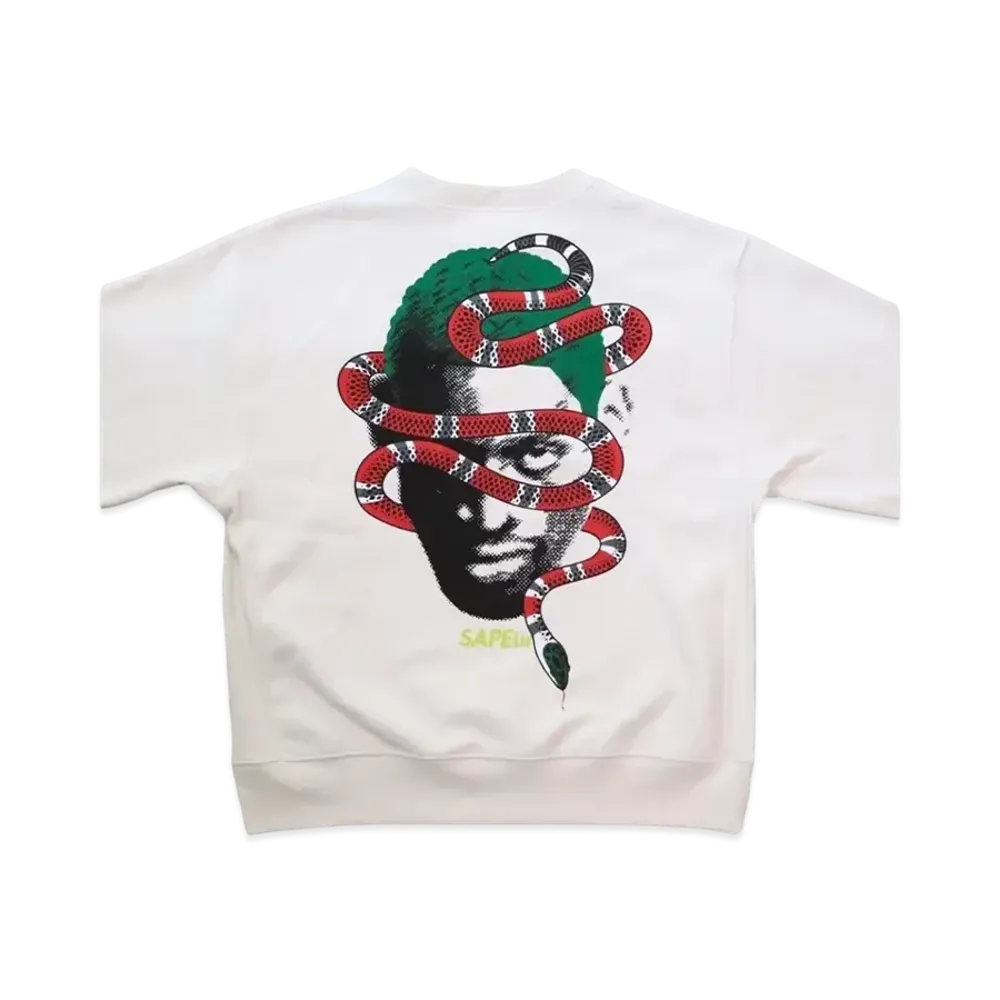 SAPEur Year of the Snake Crew Neck "White"