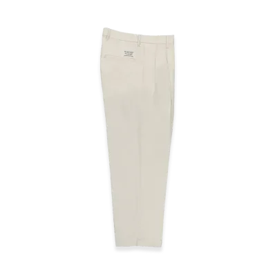 WACKO MARIA Double Pleated Chino Trousers "Beige"