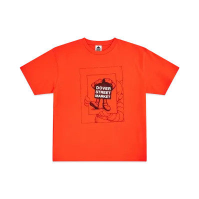 Dover Street Market (DSM) x KAWS Chum Tee "Bright Orange"