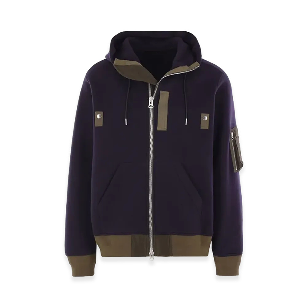 sacai Blouson Jacket "Navy/Khaki"