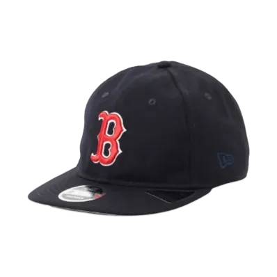 NEW ERA x BEAMS 9Fifty Retro Crown Cap Boston Red Sox "Navy"