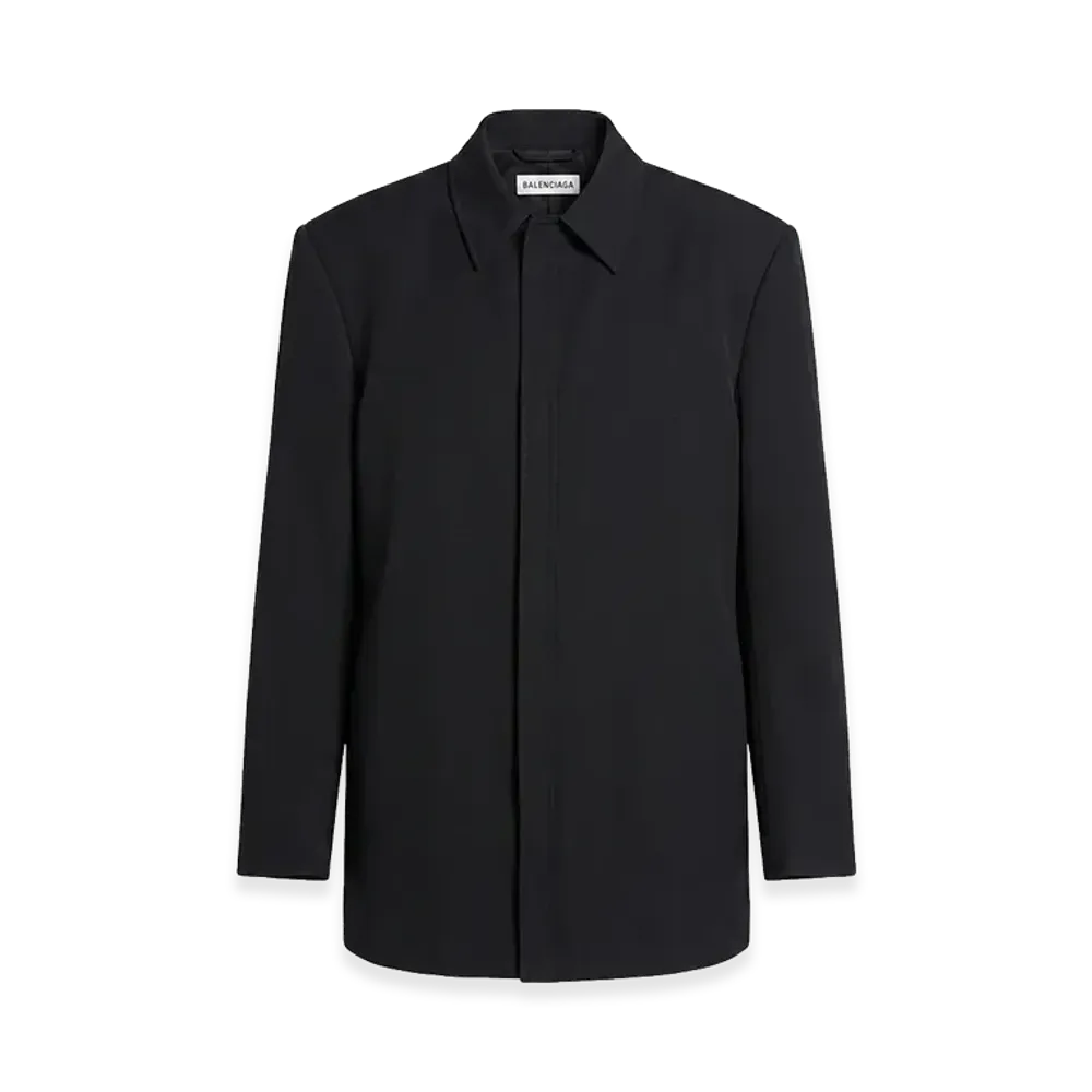 BALENCIAGA Tailored Shirt Jacket "Black"
