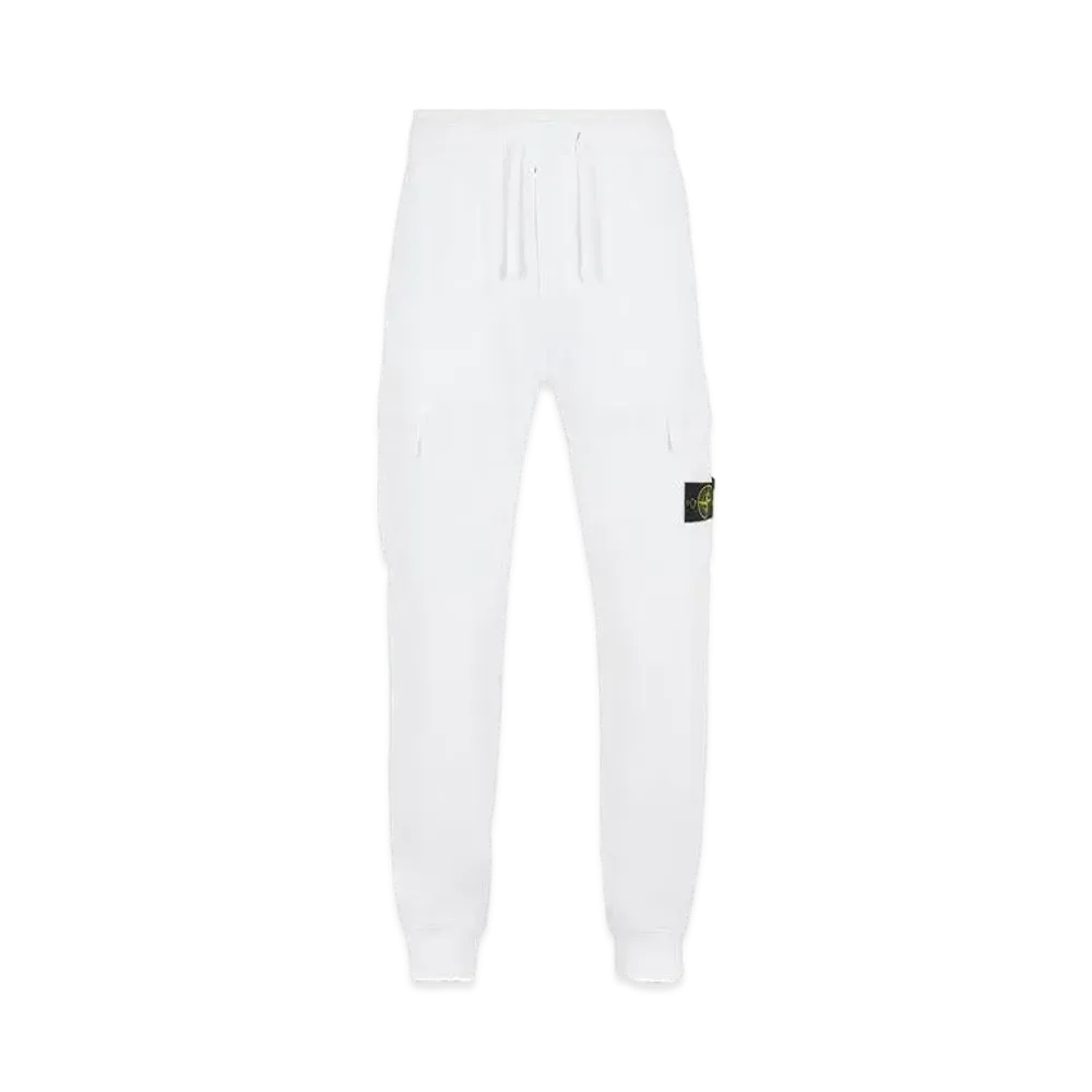 Stone Island 65220 BRUSHED COTTON FLEECE_REGULAR FIT "White"