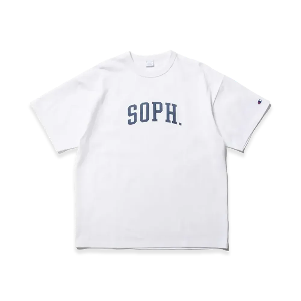 SOPH. x Champion Crewneck Tee "White"