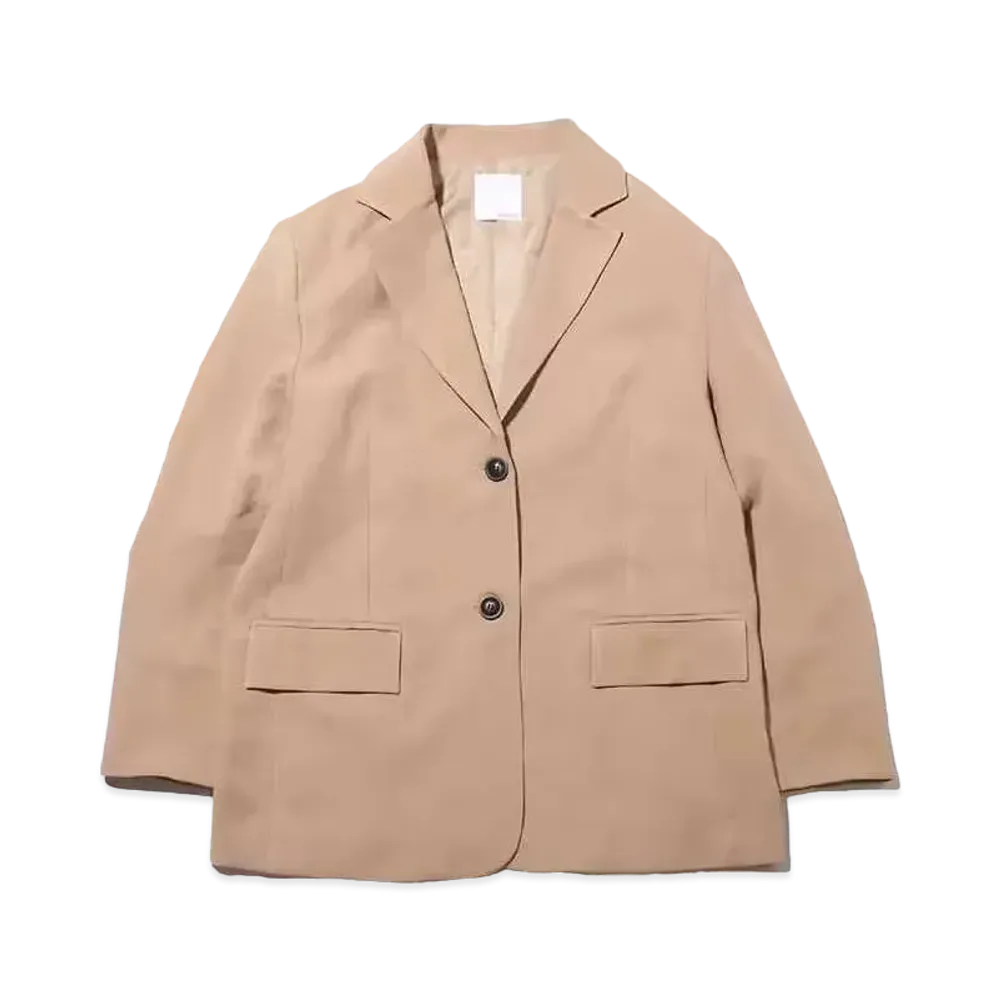 atmos pink Big Shoulder Jacket Tx "Beige"