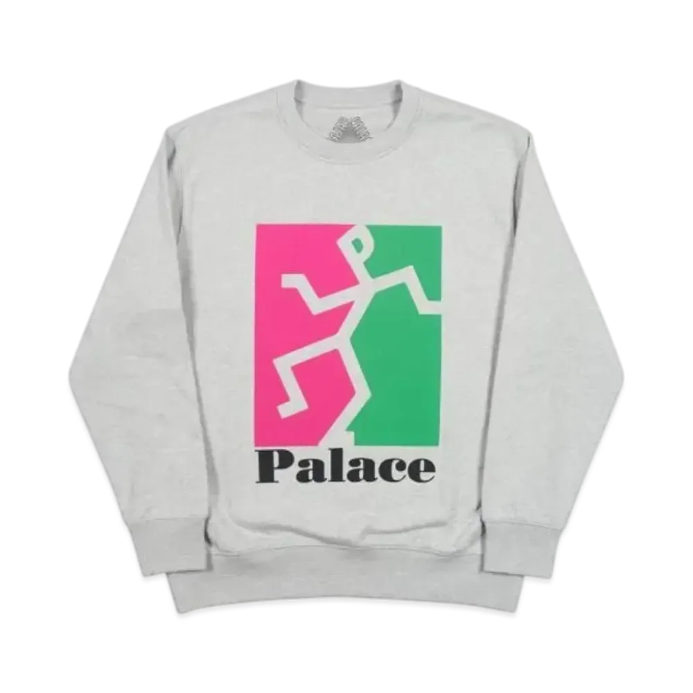 PALACE P(Iss) Head Crew "Grey Marl"