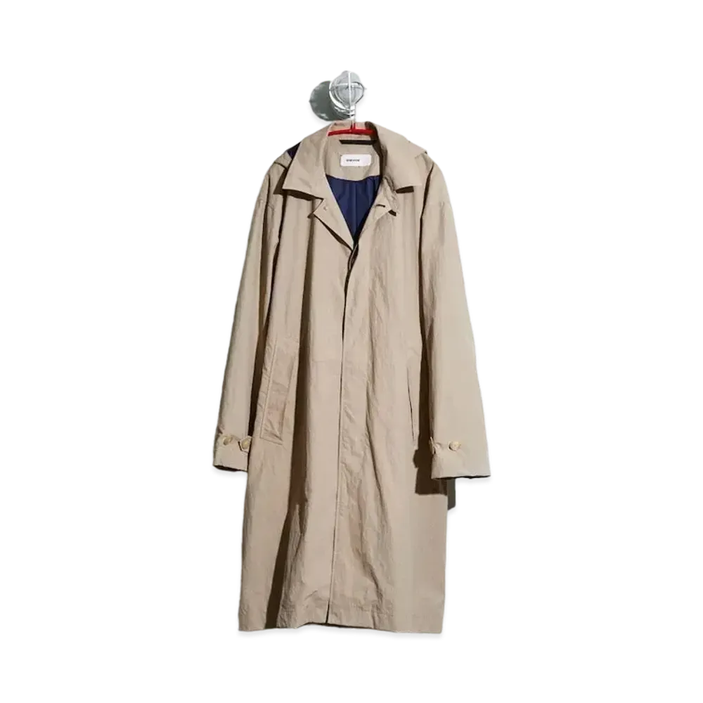 Everyone Nylon Soutien Collar Coat "Beige"