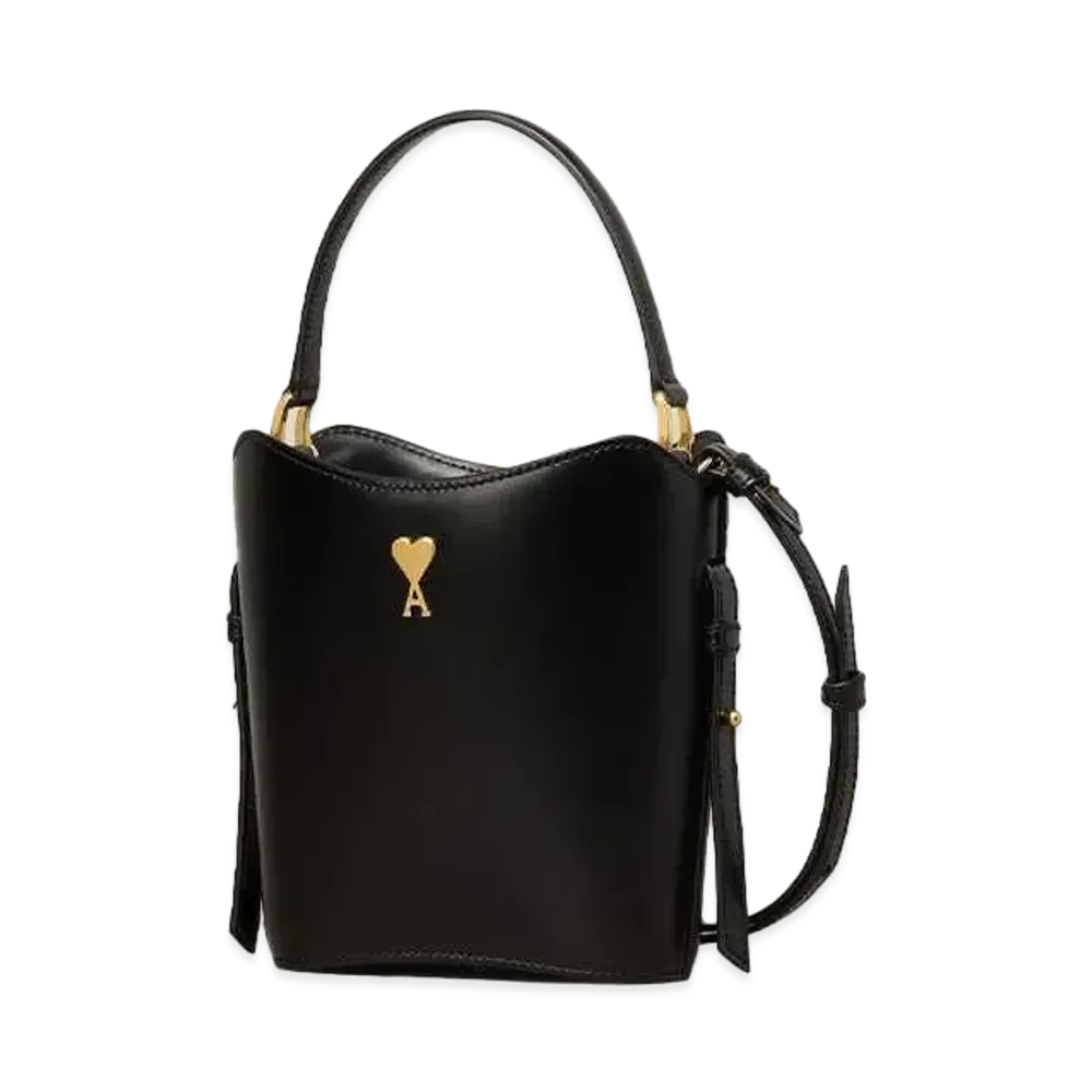 AMI PARIS Mini Bucket Bag "Black"