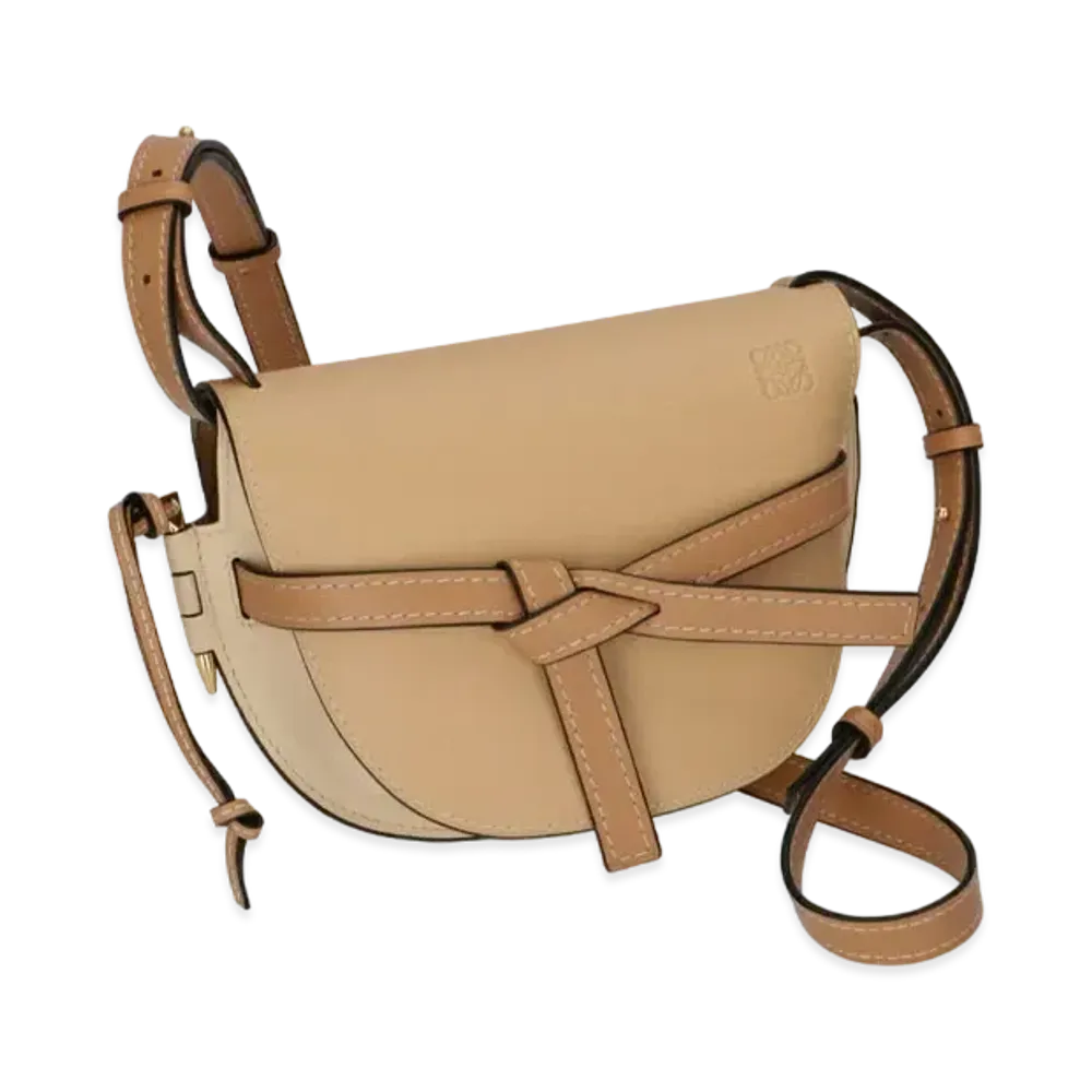 LOEWE Small Gate Bag "Dune/Vanilla"