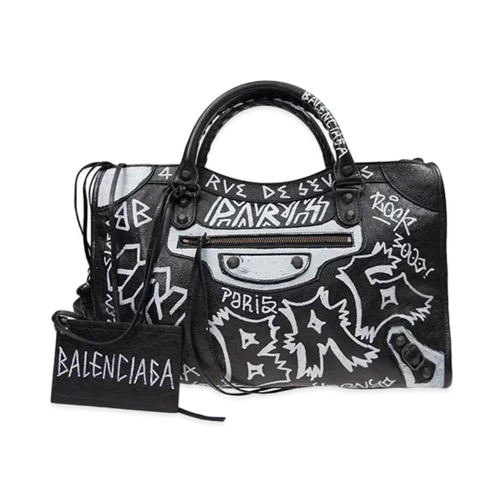 BALENCIAGA Handbag Calfskin "Black"