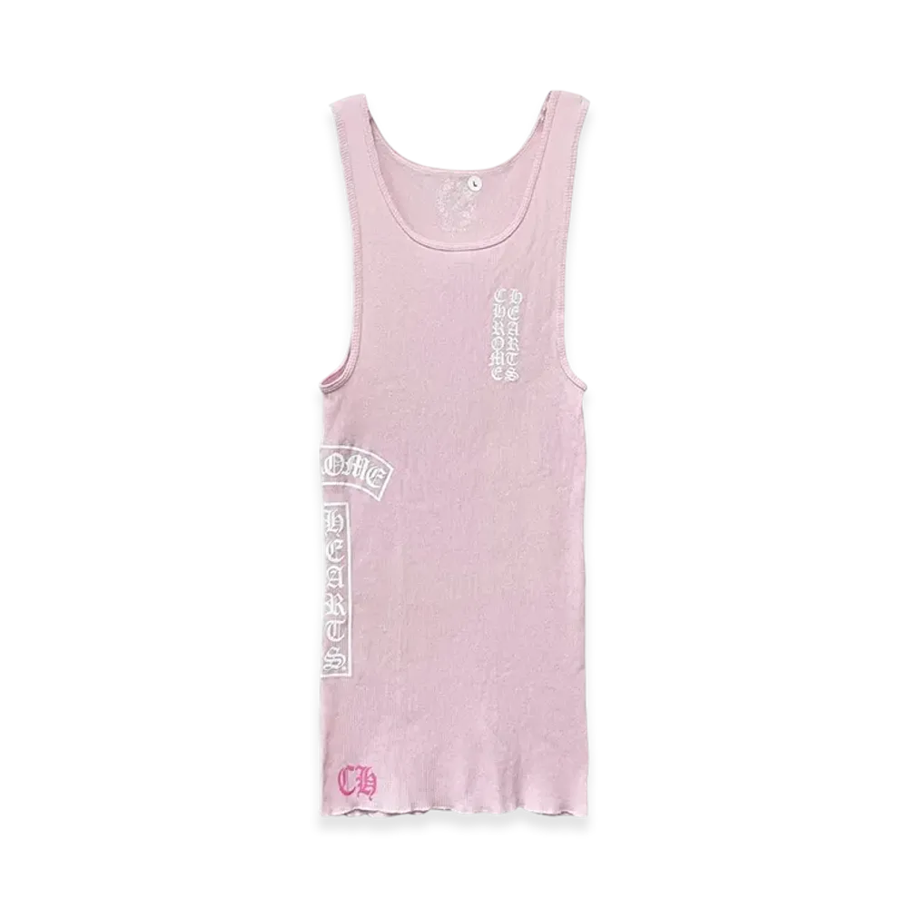 Chrome Hearts T Bar Bib Tank "Pink"