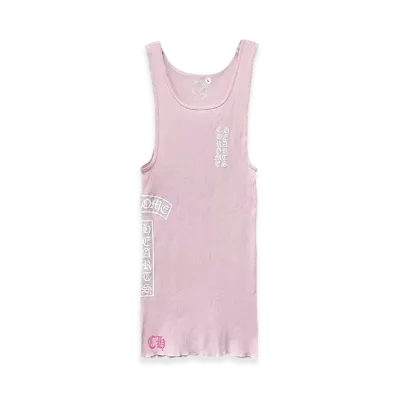 Chrome Hearts T Bar Bib Tank "Pink"