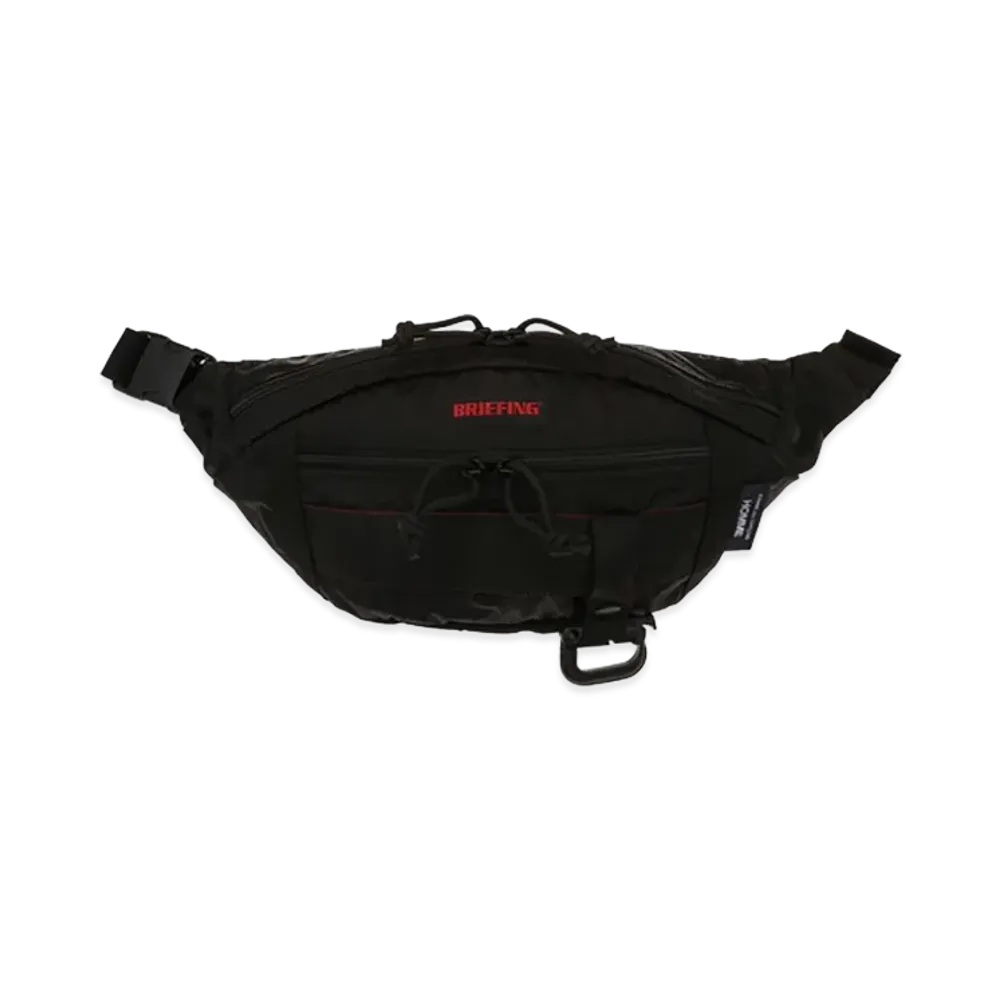 COMME des GARCONS HOMME Briefing W-Name Nylon Lipstop Bag "Black"