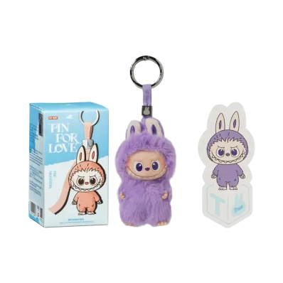 POP MART THE MONSTERS (LABUBU) Pin for Love Series-Vinyl Plush Pendant (N-Z) T