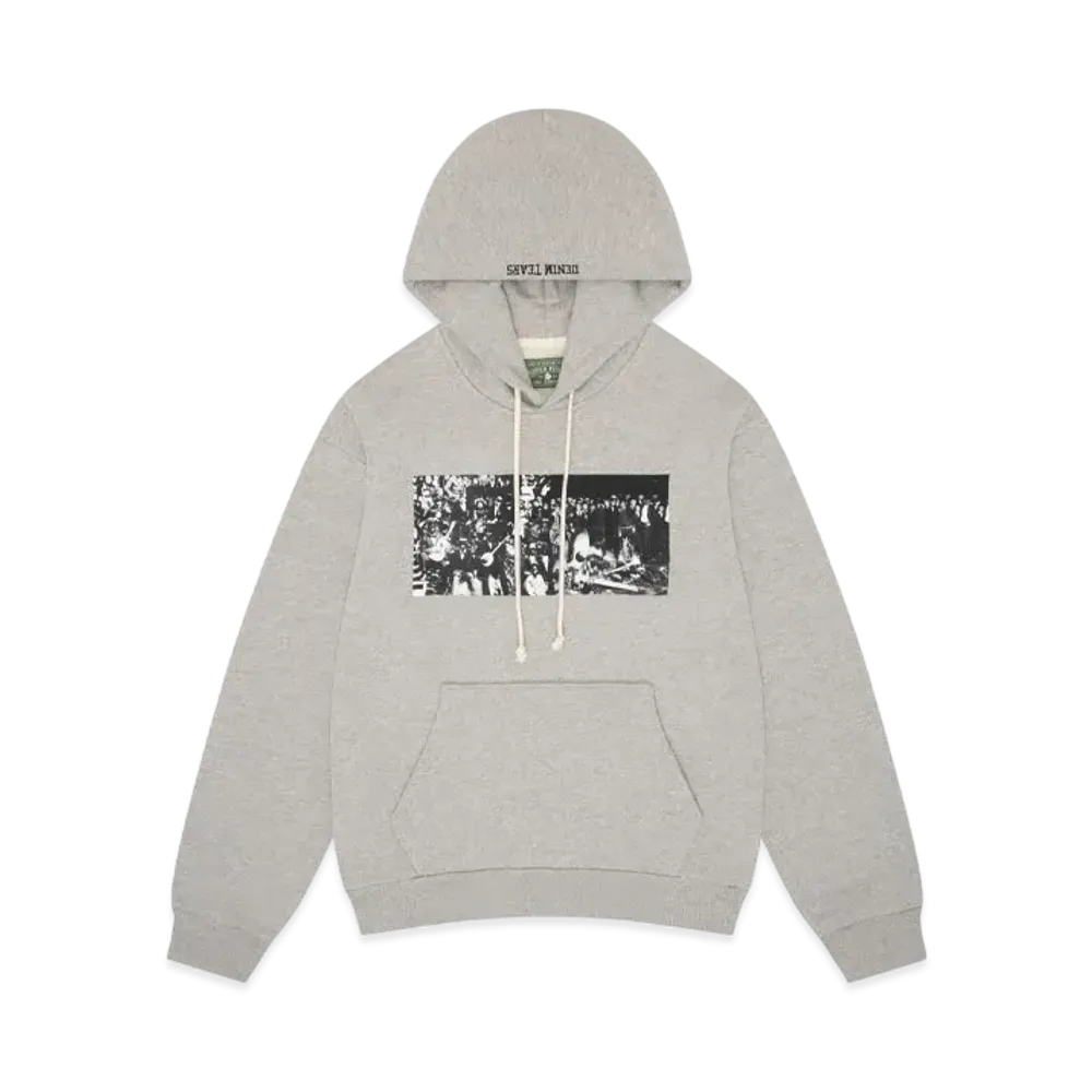DENIM TEARS x Arthur Jafa Black Entertainment Hoodie ”Heather Grey”