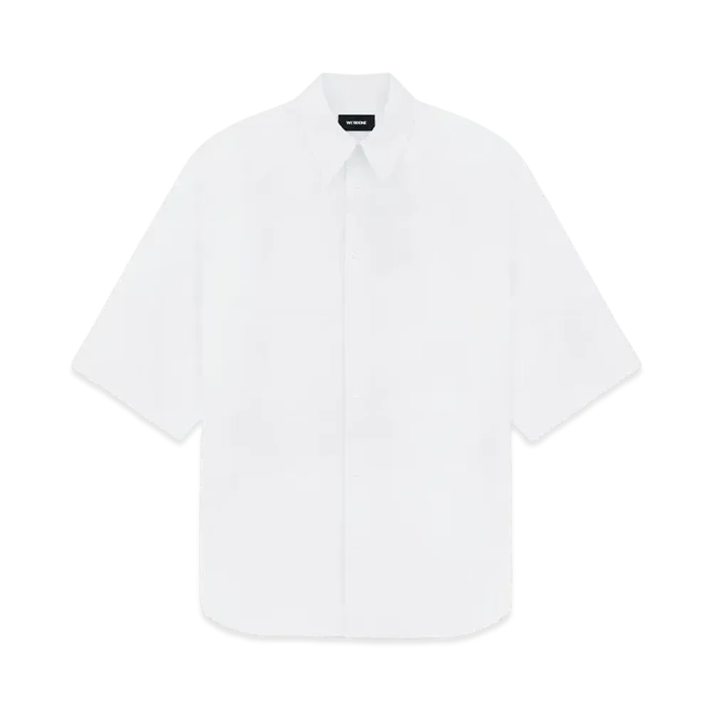 WE11DONE White 3/4-Sleeved Shirt "White"