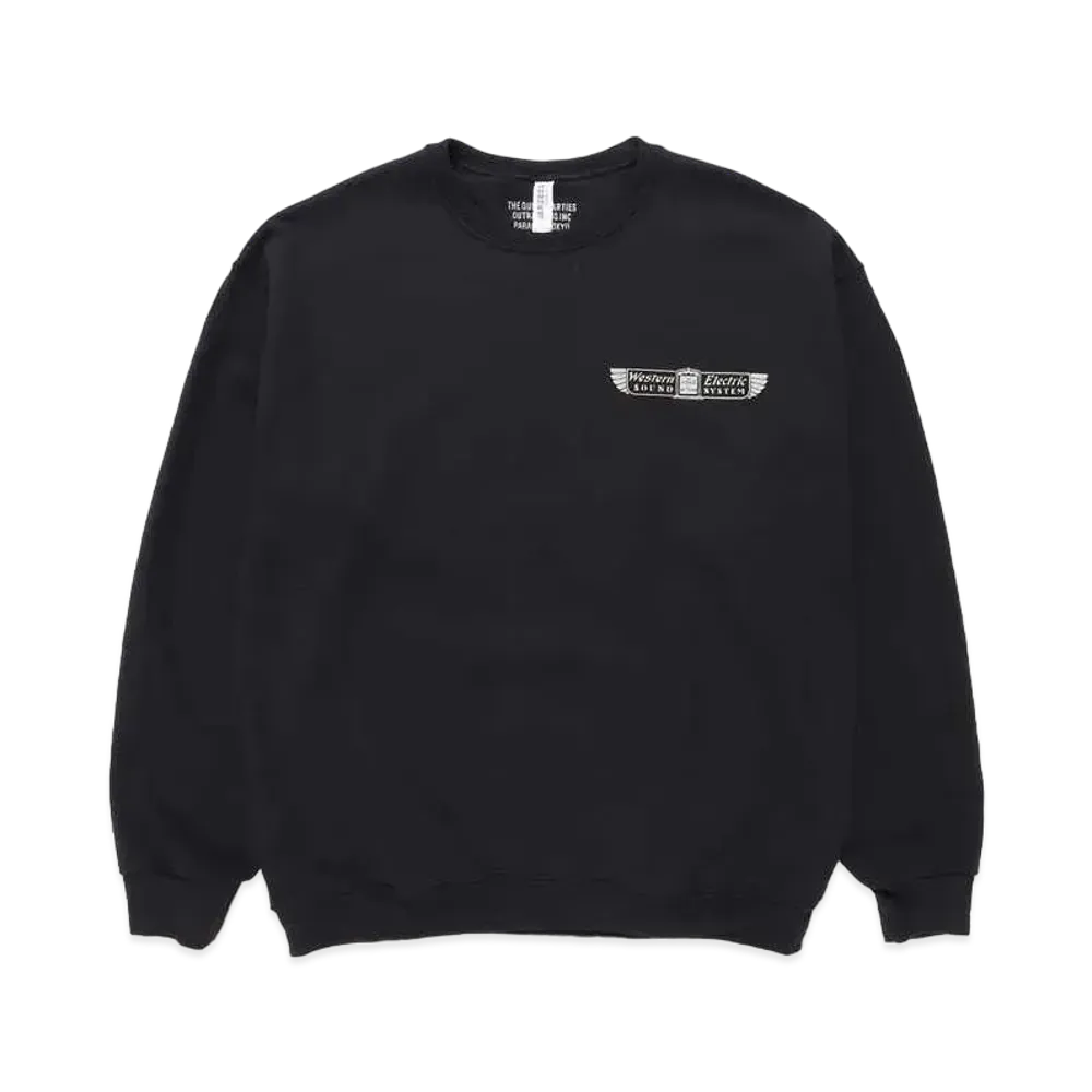 WACKO MARIA SWEAT SHIRT "Black/White"