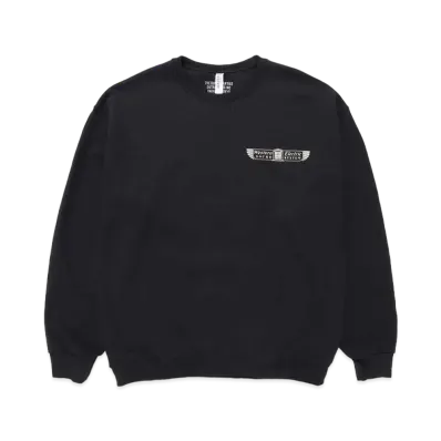 WACKO MARIA SWEAT SHIRT "Black/White"