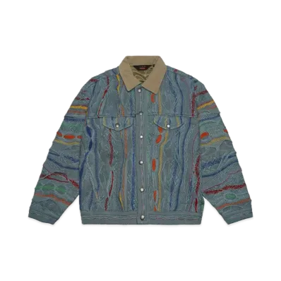 Supreme x Coogi Trucker Jacket "Blue"