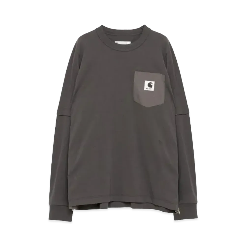 Carhartt WIP × sacai L/S T-Shirt "Gray"