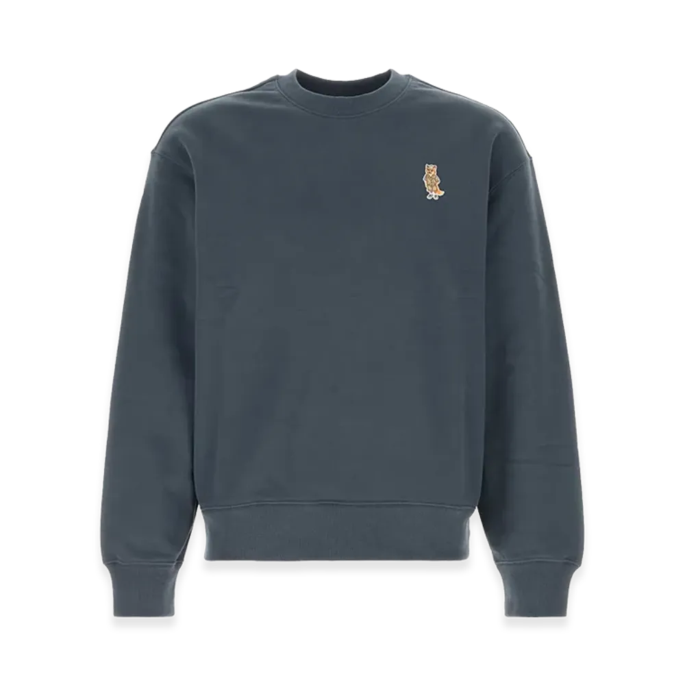 Maison Kitsune Cotton Sweatshirt "Navy"