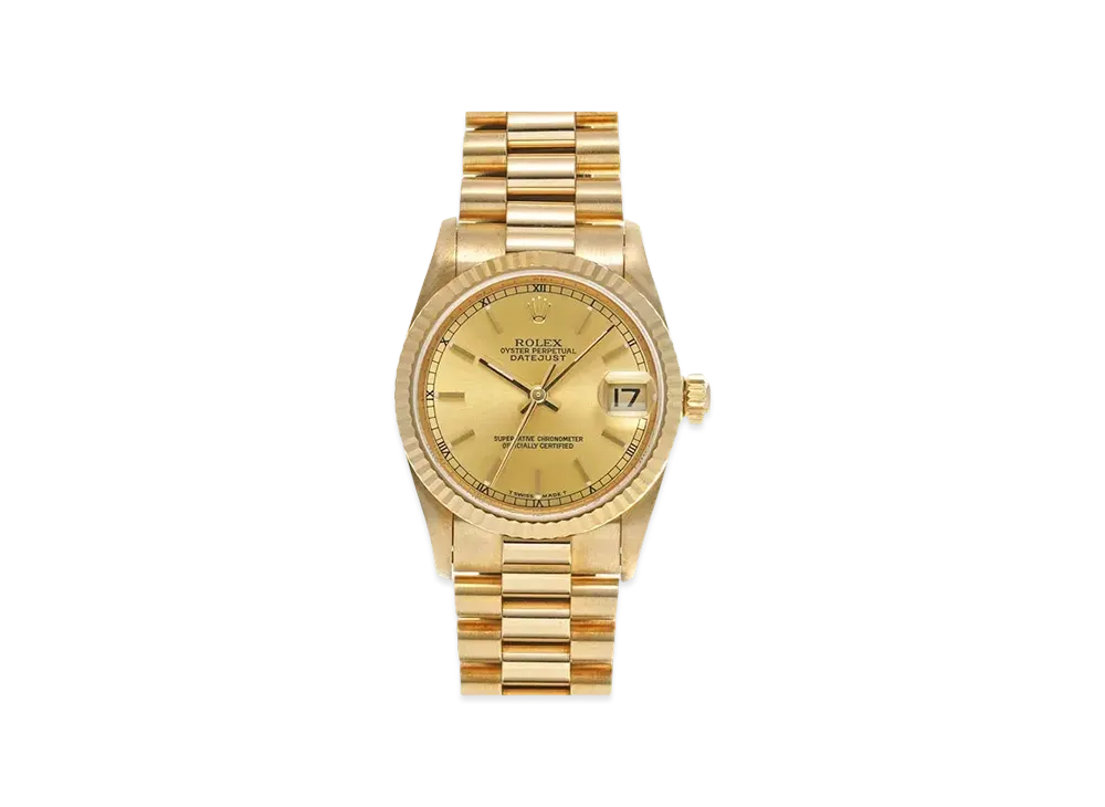 ROLEX Datejust "Champagne/Yellow Gold"