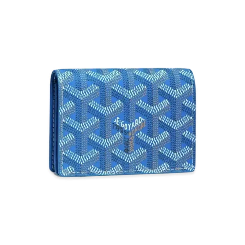 Goyard Malesherbes Card Wallet "Blue"