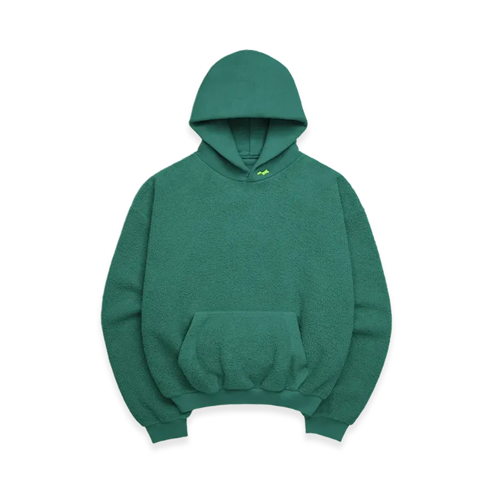 SKYLRK Reverse Hoodie "Green"