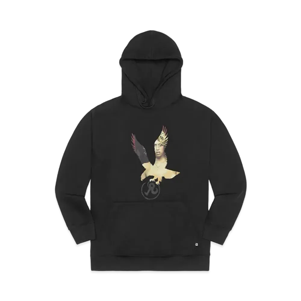 Richardson CUT OUT HOODIE "Black"