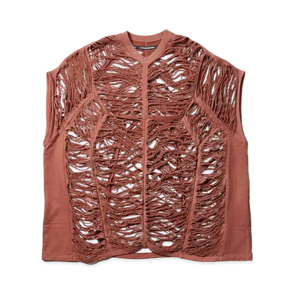 JULIUS Tone Blaze Oversized Tank "Vermilion"