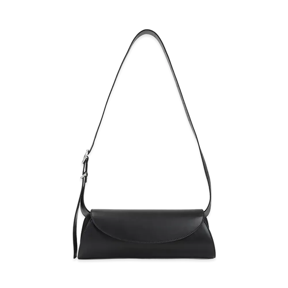 Jil Sander SM Cannolo Handbag "Black"