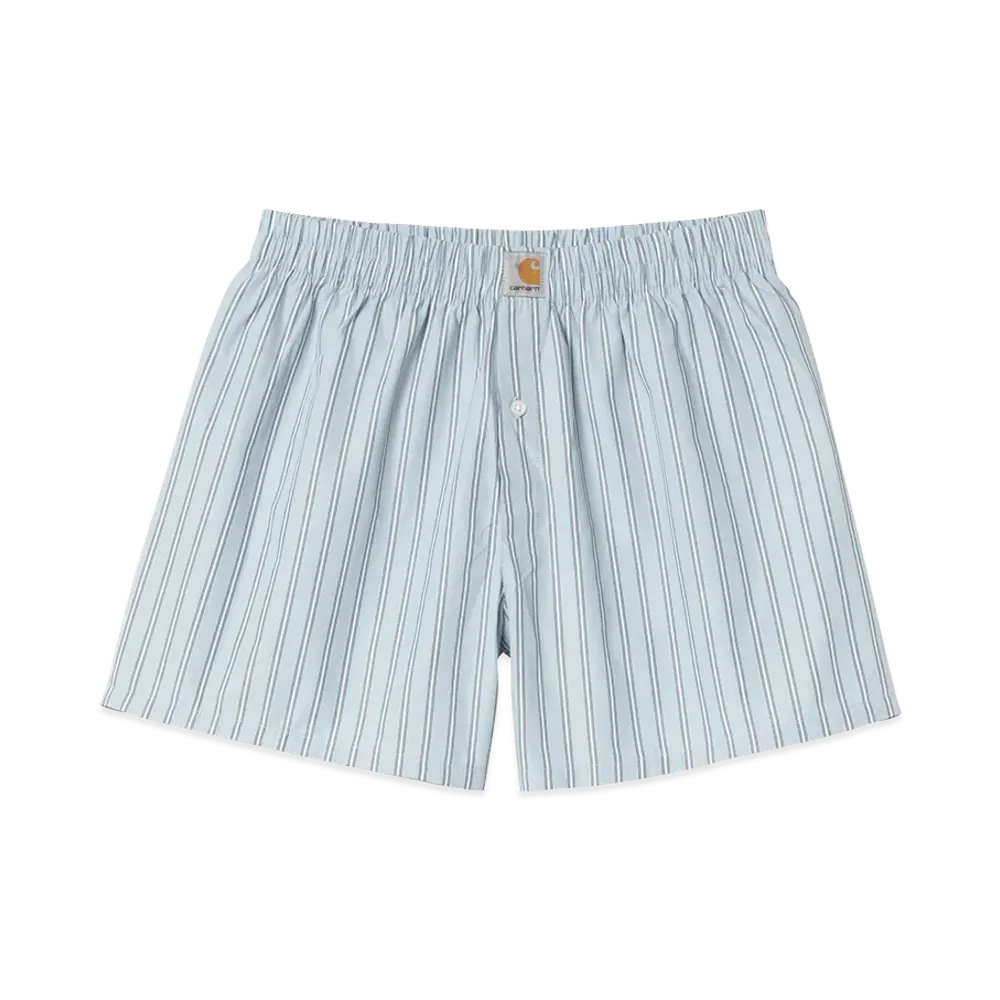 Carhartt WIP Cotton Boxer "Grimsby Stripe/Blue Fog"