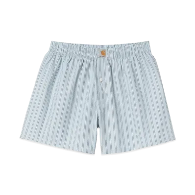 Carhartt WIP Cotton Boxer "Grimsby Stripe/Blue Fog"