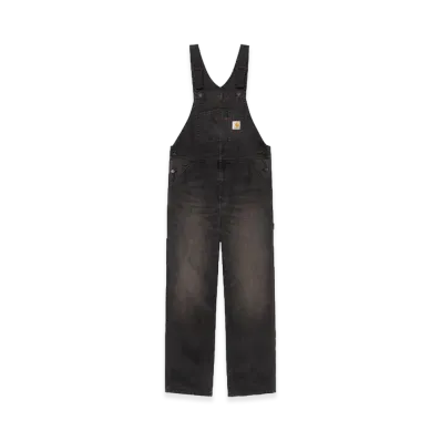 Carhartt WIP Bib Overall "Black Tobacco Used Wash"