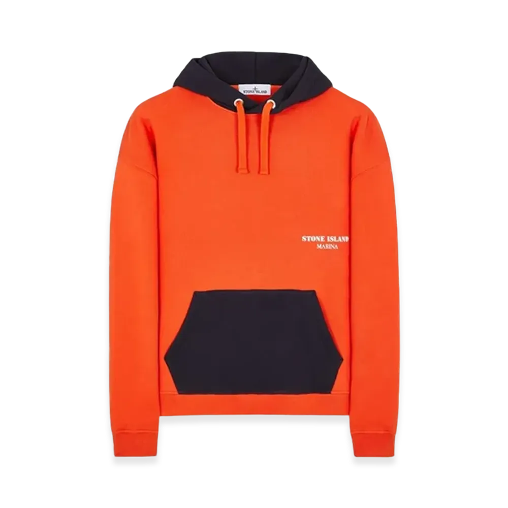 Stone Island 651X6 Marina Sweat Shirt "Lobster Orange"