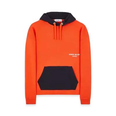 Stone Island 651X6 Marina Sweat Shirt "Lobster Orange"